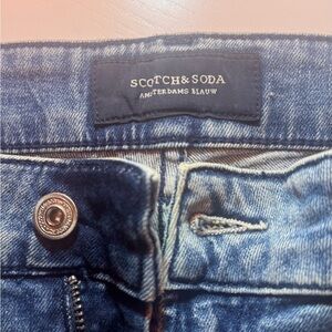 Scotch & Soda Distressed Blue Jeans